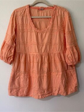Tianello Embroidered Cotton Blouse